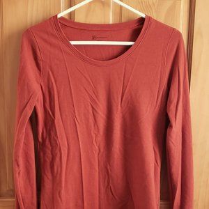 Rust LS Tee - MED (No Boundaries)